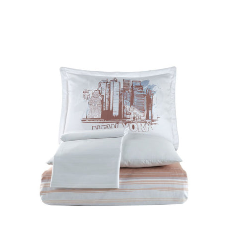 Hobby Aden Pink- Double Satin Duvet Cover Set