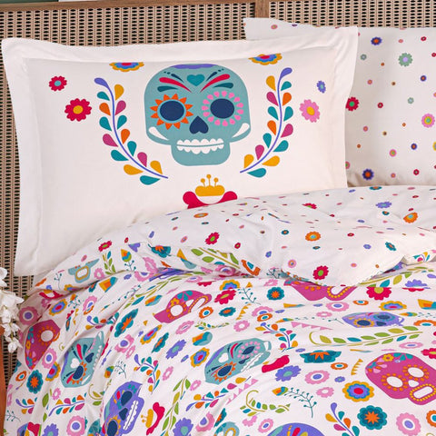 Hobby Alice Fuchsia - Poplin Studio Single Duvet Cover Set