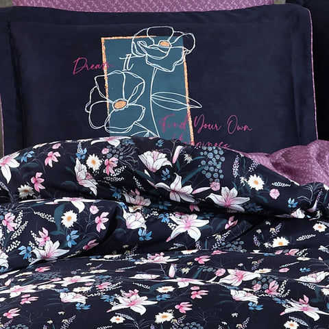 Hobby Adelita Double 300TC Tencel Satin Duvet Cover Set