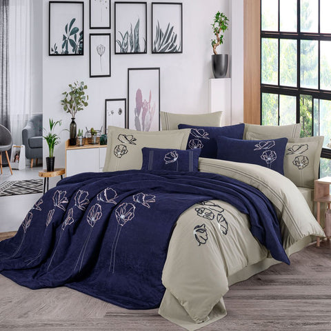 Hobby Novia Çeyiz Seti - Lacivert