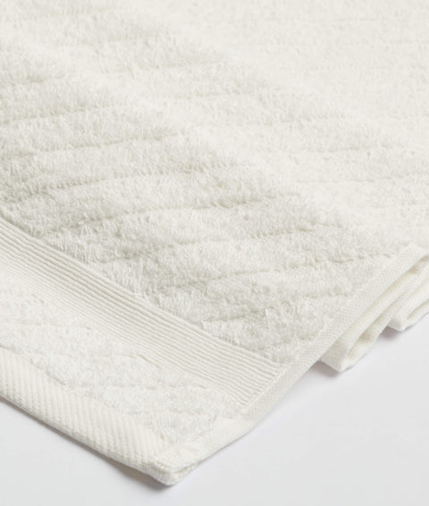 Koza Home Likya 100% Cotton Jacquard Border Cross Striped 4-Piece Face Dowry Towel Set 1012A Standard