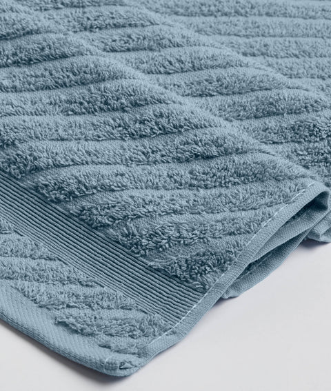 Koza Home Likya 100% Cotton Jacquard Border Cross Striped 4-Piece Face Dowry Towel Set 1012A Standard