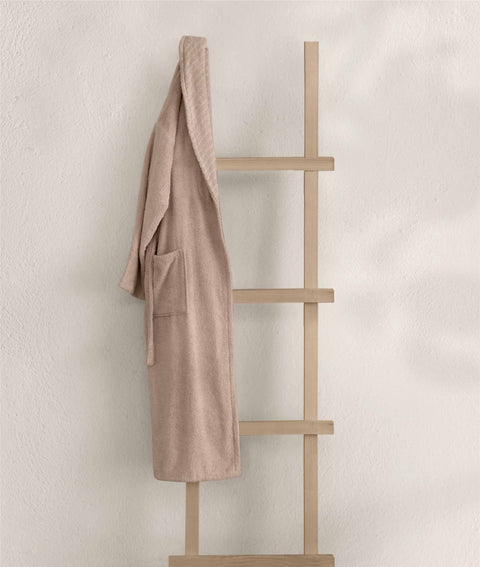 Koza Home Likya 100% Cotton Single Salmon Dowry Bathrobe 1042A SM