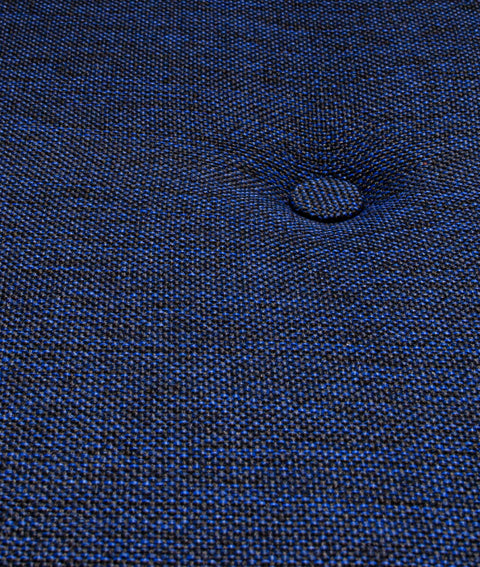 Koza Home Mist Navy Blue Single Garden Chair Black Skeleton 6004 Single