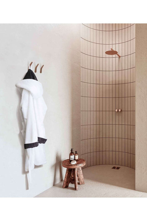 Koza Home Brisa Hooded White Bathrobe 2500 L-XL