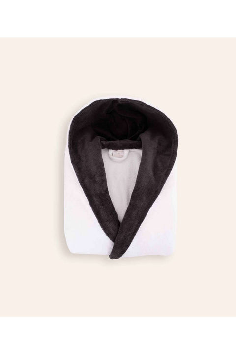 Koza Home Brisa Hooded White Bathrobe 2500 L-XL
