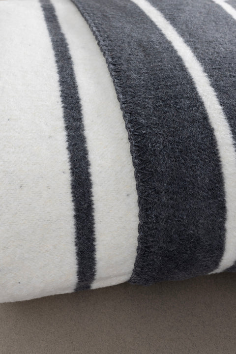 Koza Home Twin Blanket Soft Cotton Double Blanket Anthracite Cream 200 x 220 5030A Double