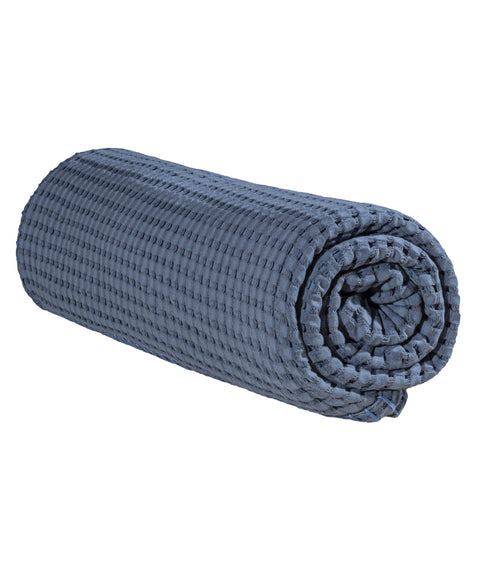 Koza Home Mare 100% Cotton Blue Waffle Blanket Double 230x245 7500A Double