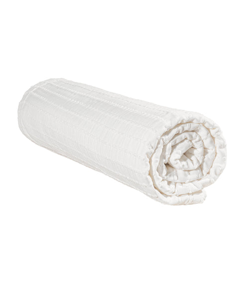 Koza Home Freya Muslin 100% Cotton Cream Pique Double 230x245 7502A Double
