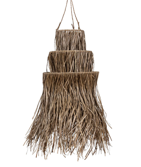 Koza Home Meander Natural Sea Reed Pendant Lamp 45x80cm 8781 45 x 80