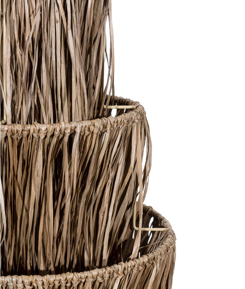 Koza Home Meander Natural Sea Reed Pendant Lamp 45x80cm 8781 45 x 80