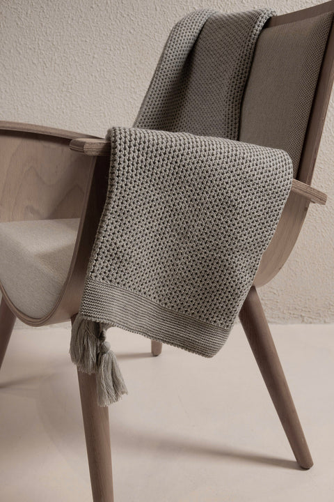 Koza Home Miel Mink Edge Pompom Double Blanket 200x220 37110 Double