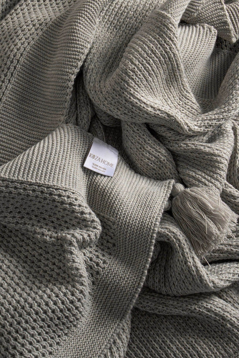 Koza Home Miel Mink Edge Pompom Single Blanket 160x220 37111 Single