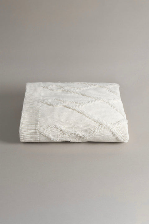 Koza Home Espuma De Mar Cream Single Blanket 160x220 37126 Single