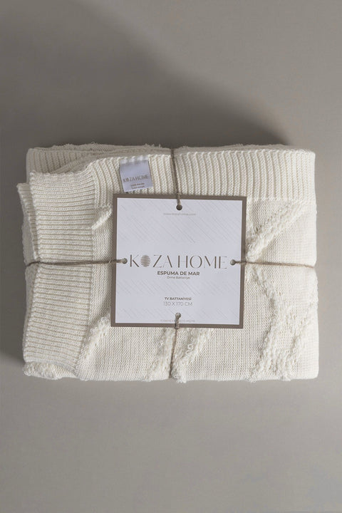 Koza Home Espuma De Mar Cream TV Blanket 130x170 37127 130 x 170
