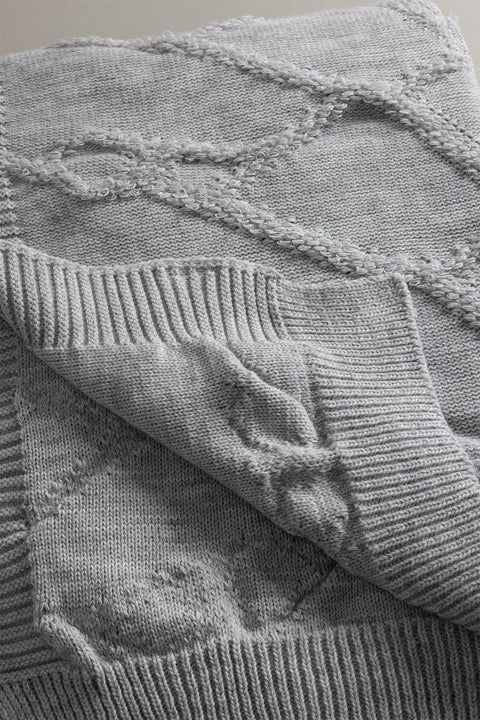 Koza Home Espuma De Mar Gray Single Blanket 160x220 37131 Single