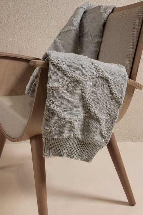 Koza Home Espuma De Mar Gray Tv Blanket 130x170 37132 130 x 170