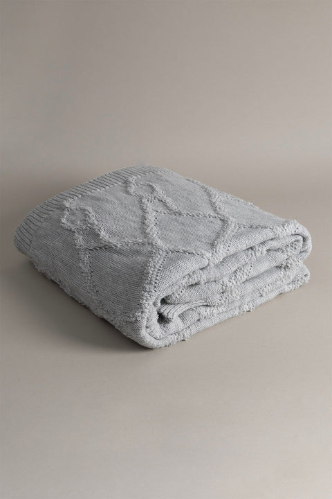 Koza Home Espuma De Mar Gray Tv Blanket 130x170 37132 130 x 170