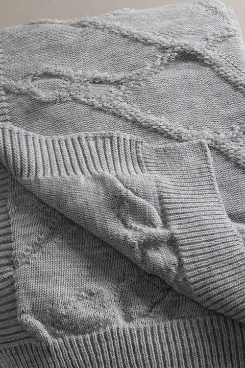 Koza Home Espuma De Mar Gray Tv Blanket 130x170 37132 130 x 170