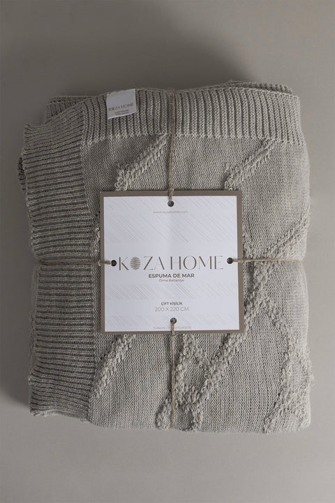 Koza Home Espuma De Mar Mink Double Blanket 200 x 220 37135 Double