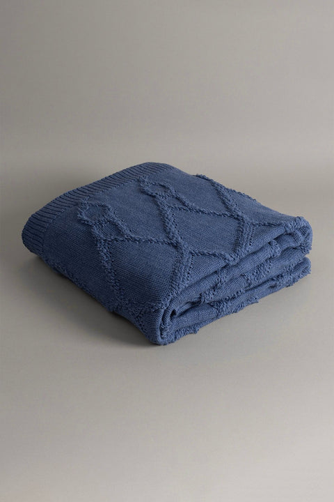 Koza Home Espuma De Mar Indigo TV Blanket 130x170 37142 130 x 170