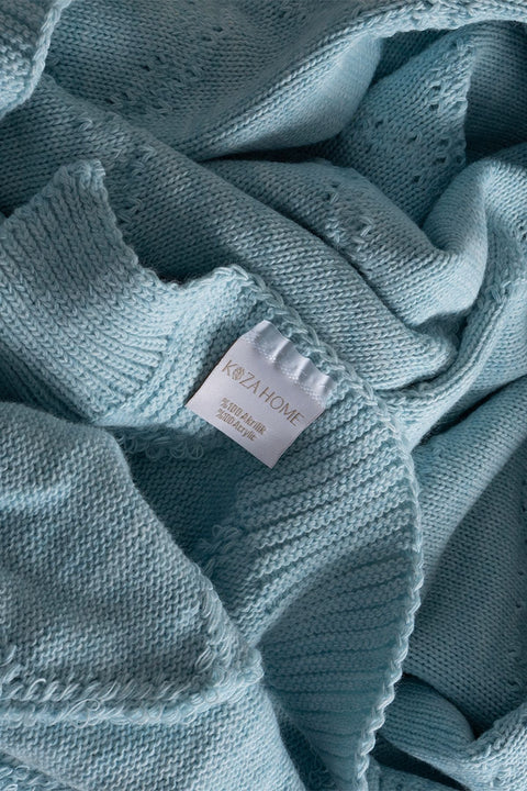 Koza Home Espuma De Mar Blue Tv Blanket 130x170 37147 130 x 170