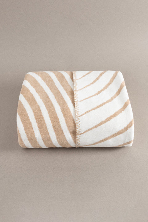 Koza Home Twin Blanket Soft Cotton Single Blanket Coffee Cream 150 x 200 5032A Single