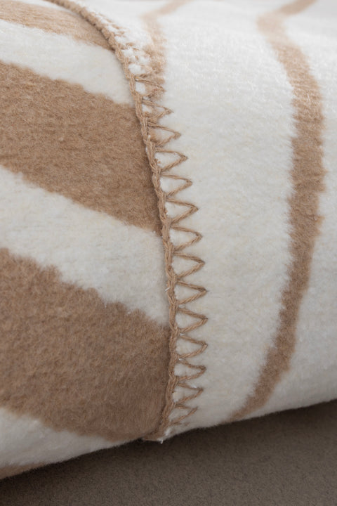 Koza Home Twin Blanket Soft Cotton Double Blanket Coffee Cream 200 x 220 5036A Double