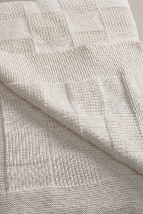 Koza Home Plaid Cream Double Blanket 200x220 15000 Double