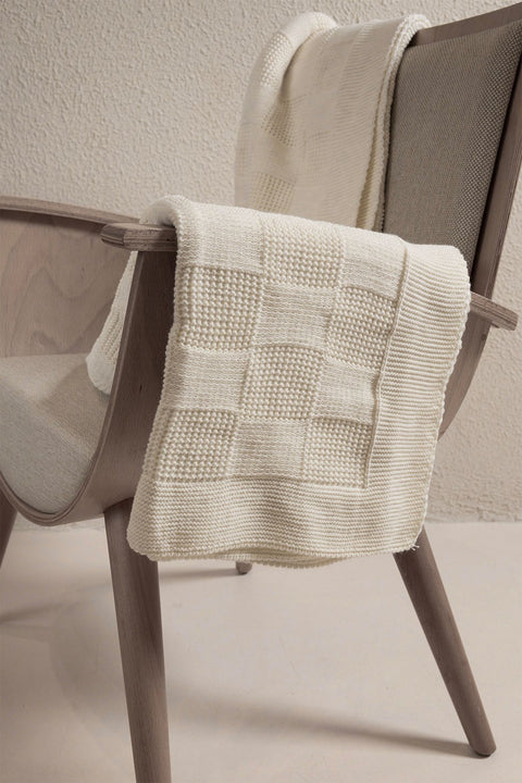 Koza Home Plaid Cream Single Blanket 160x220 15001 Single