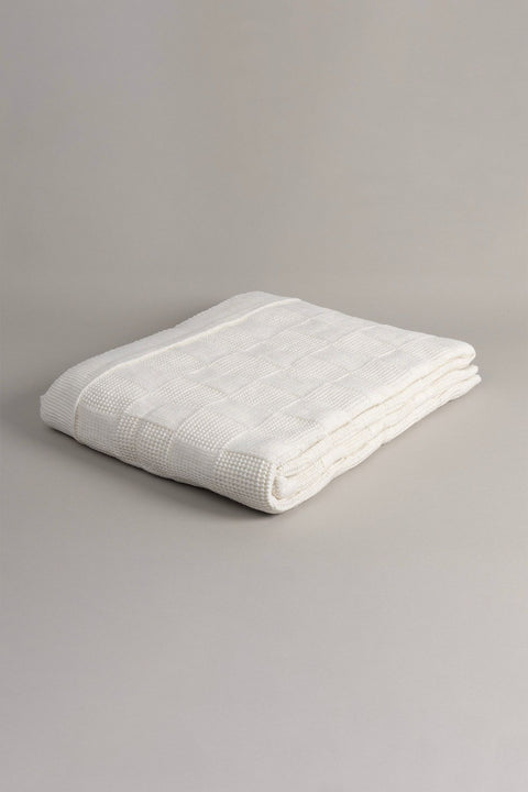 Koza Home Plaid Cream Single Blanket 160x220 15001 Single