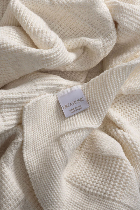 Koza Home Plaid Cream Single Blanket 160x220 15001 Single