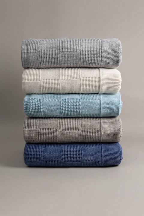 Koza Home Plaid Cream Single Blanket 160x220 15001 Single