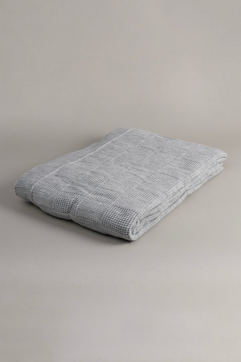 Koza Home Plaid Gray Double Blanket 200x220 15005 Double