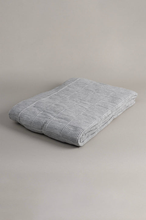 Koza Home Plaid Gray Single Blanket 160x220 15006 Single