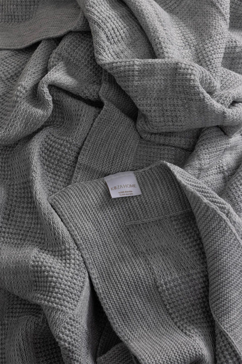 Koza Home Plaid Grey TV Blanket 130x170 15007 130 x 170