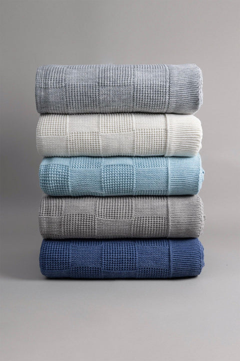 Koza Home Plaid Grey TV Blanket 130x170 15007 130 x 170