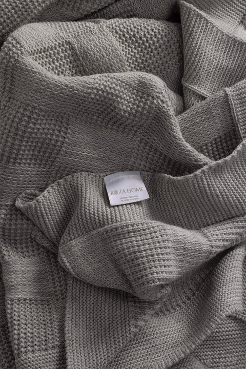 Koza Home Plaid Mink Double Blanket 200 x 220 15010 Double