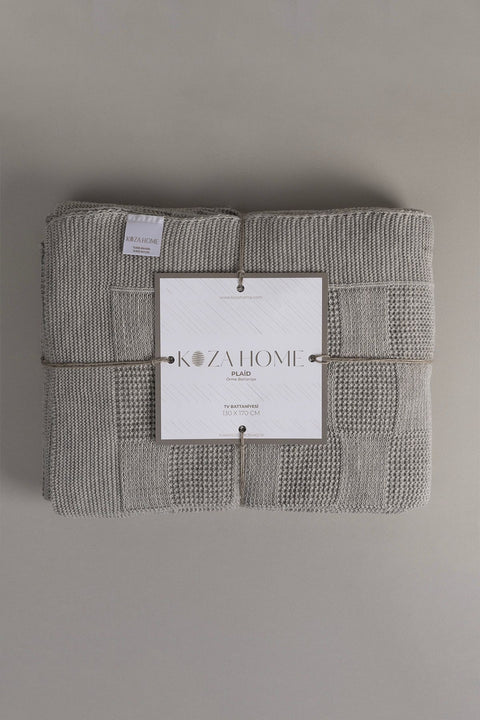 Koza Home Plaid Mink TV Blanket 130x170 15012 130 x 170