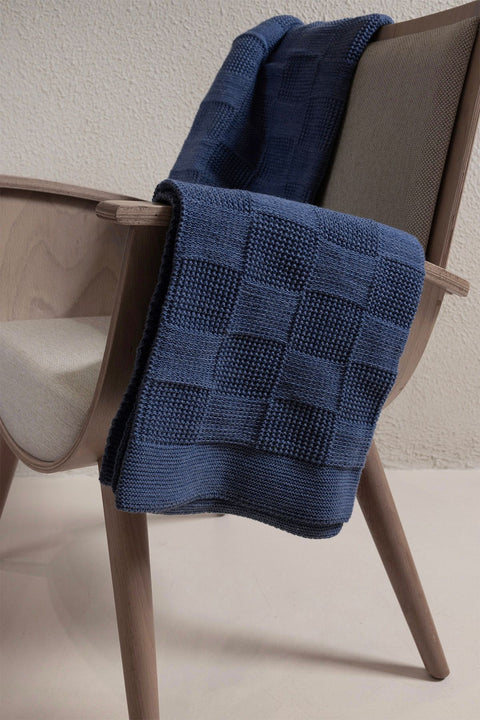 Koza Home Plaid Indigo Single Blanket 160x220 15016 Single