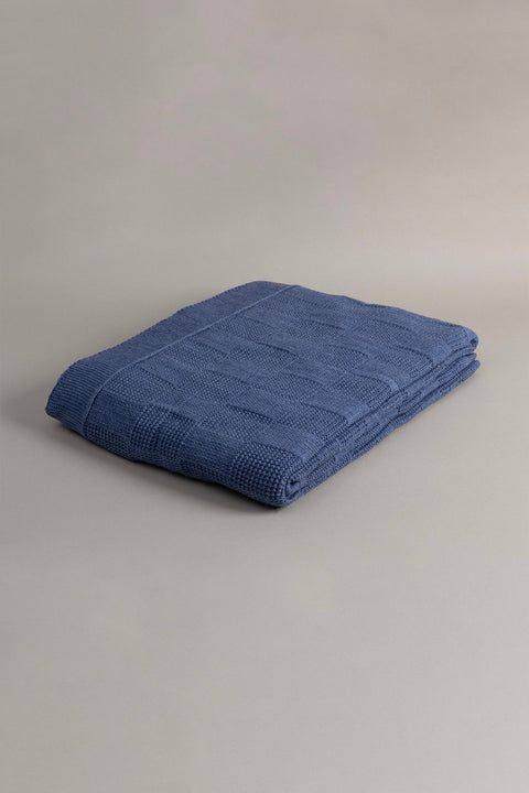 Koza Home Plaid Indigo Single Blanket 160x220 15016 Single