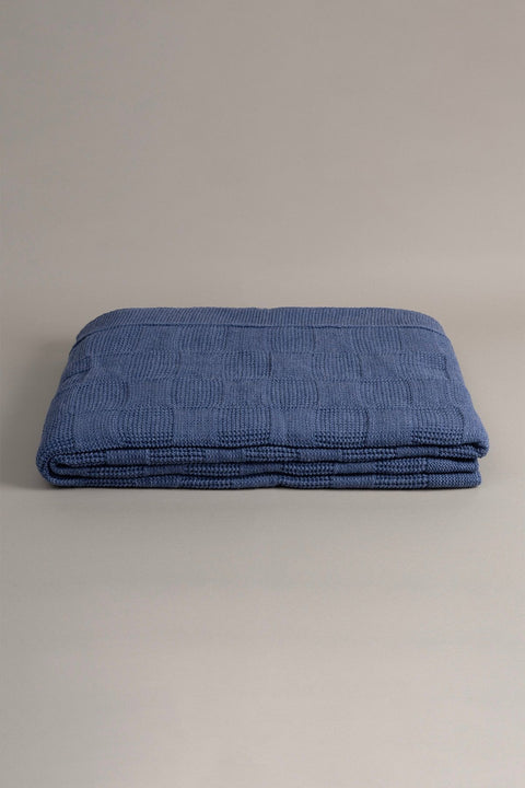 Koza Home Plaid Indigo Single Blanket 160x220 15016 Single