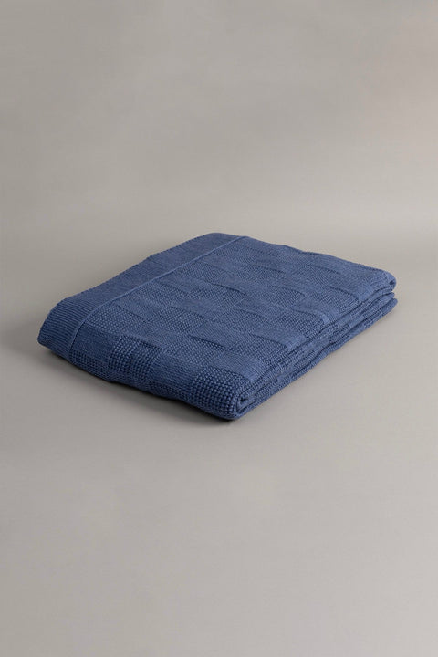 Koza Home Plaid Indigo TV Blanket 130x170 15017 130 x 170