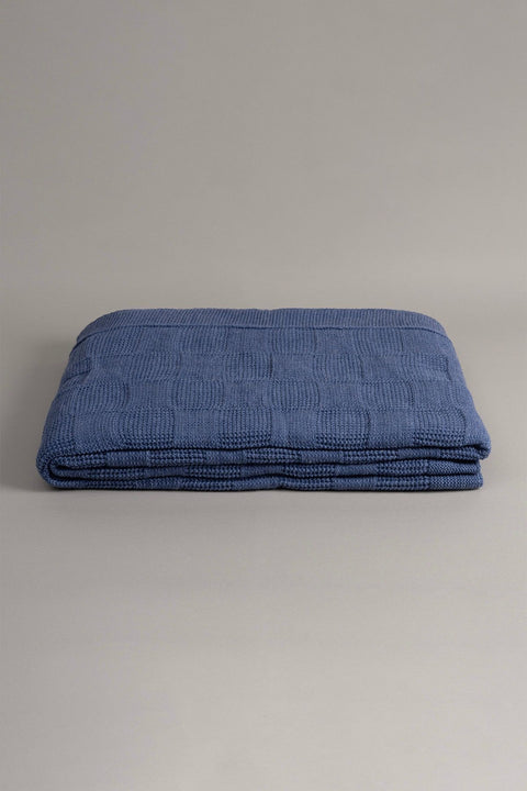 Koza Home Plaid Indigo TV Blanket 130x170 15017 130 x 170