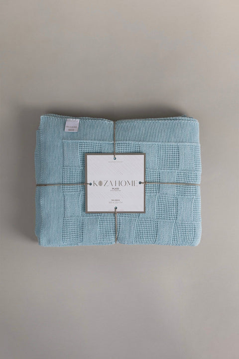 Koza Home Plaid Blue Single Blanket 160x220 15021 Single