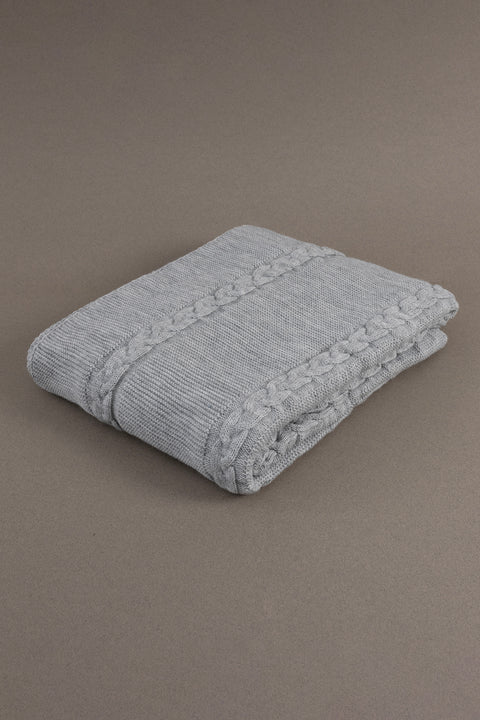 Koza Home Trenza Gray Double Blanket 200x220 15030 Double