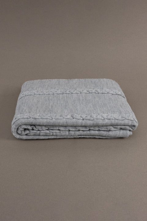 Koza Home Trenza Gray Double Blanket 200x220 15030 Double