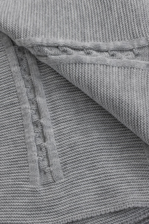 Koza Home Trenza Gray Double Blanket 200x220 15030 Double