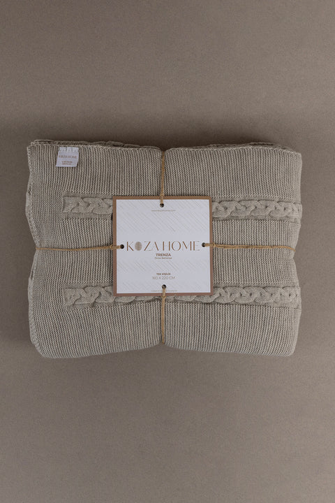 Koza Home Trenza Mink Single Blanket 160x220 15036 Single