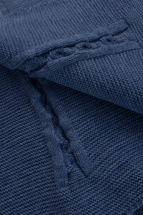 Koza Home Trenza Indigo Double Blanket 200x220 15040 Double